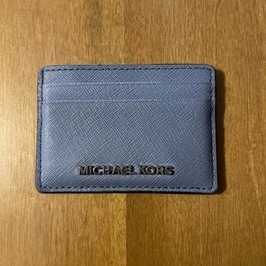 Michael Kors Slate Blue Card Holder